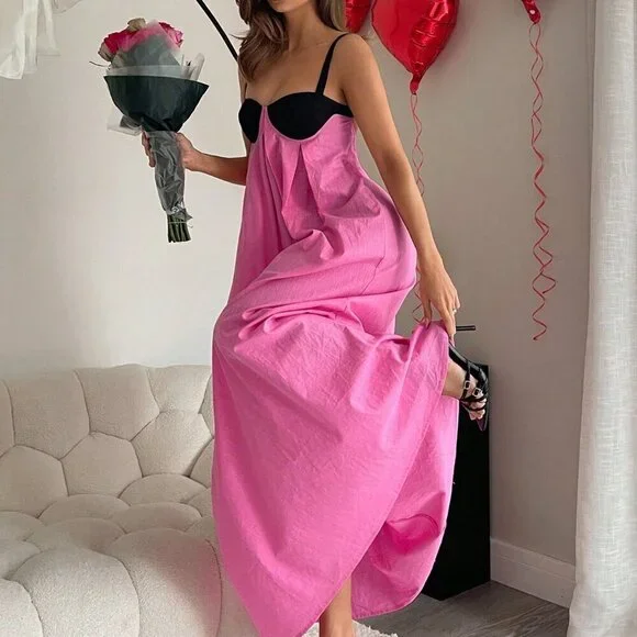 open lace back dress Fasheabe Rose Gold Sequin One Shoulder Maxi Dress